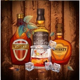 Whisky servet 33x33cm
