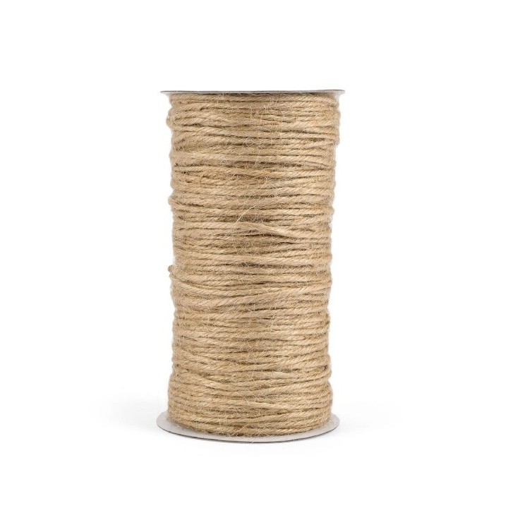 Creative jute touw naturel 2mm/100m