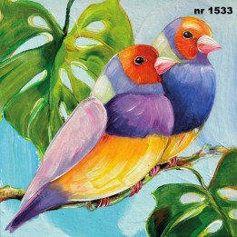 Conversation tropicale servet 33x33cm