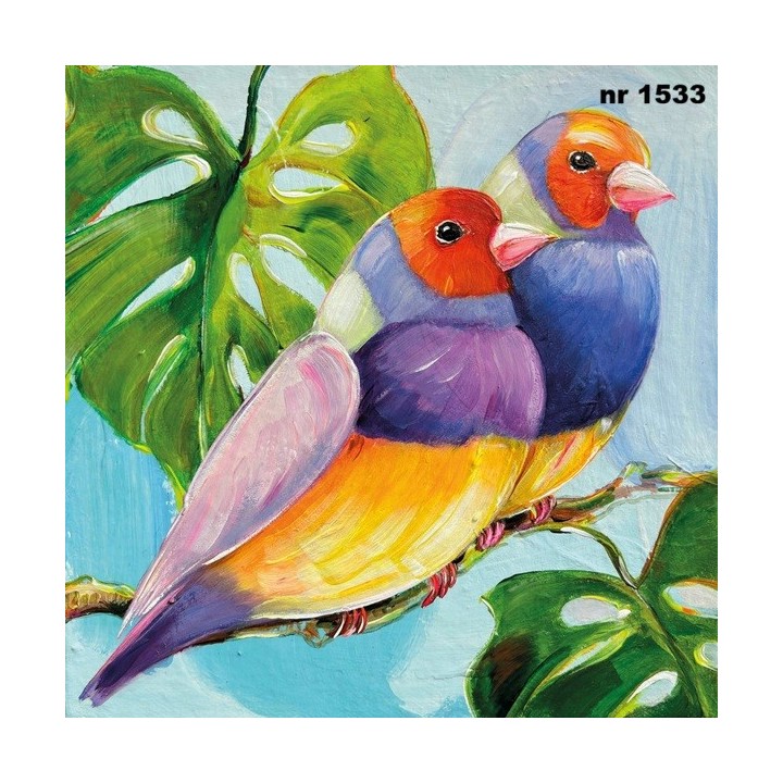 Conversation tropicale servet 33x33cm