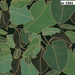 Art Nouveau green servet 33x33cm