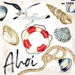 Ahoi servet 33x33cm