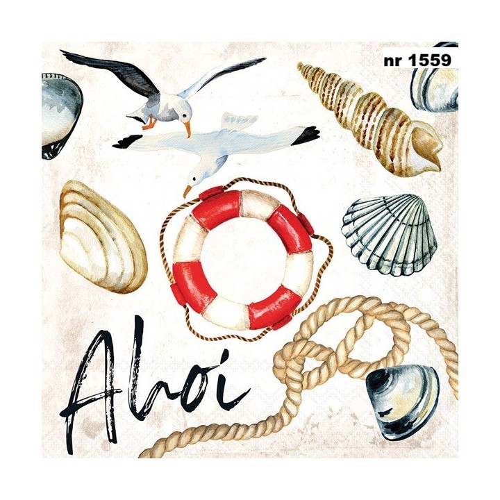 Ahoi servet 33x33cm