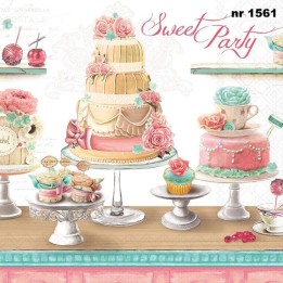 Sweet party servet 33x33cm