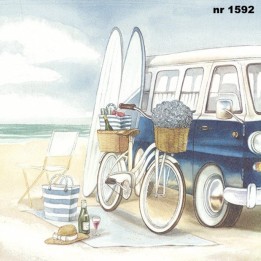 Chill after surfing servet 33x33cm