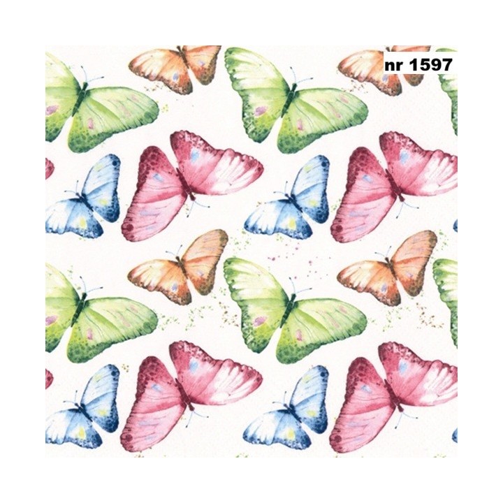 Farfalle Felici servet 33x33cm