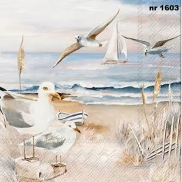 Salty breeze servet 33x33cm