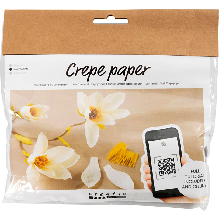 CC Creatieve Mini Hobbyset crêpepapier bloemen magnoliatak
