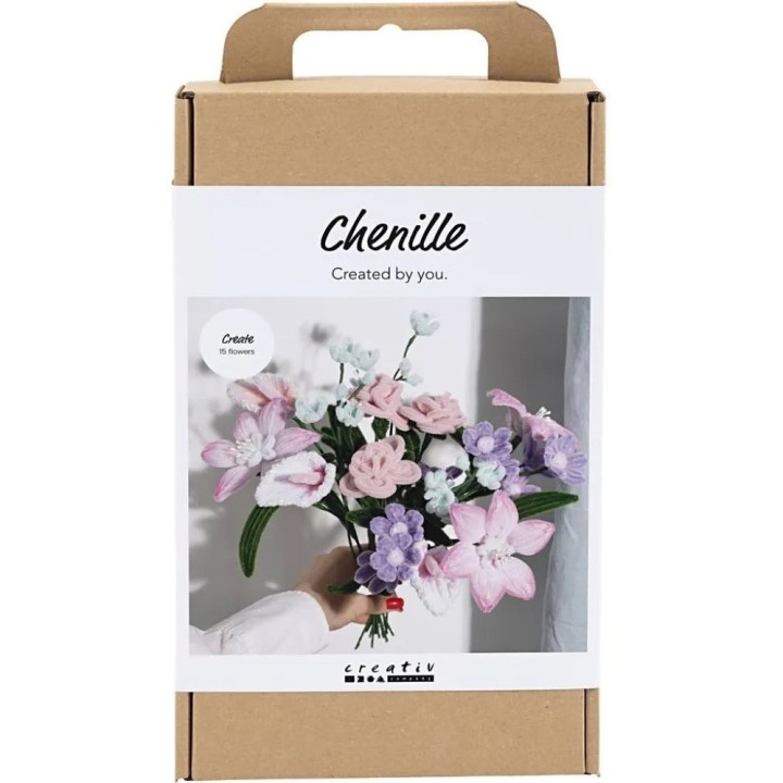 CC Hobbyset Bloemen van chenilledraad