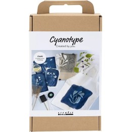 CC Hobbyset Cyanotype textiel blauw