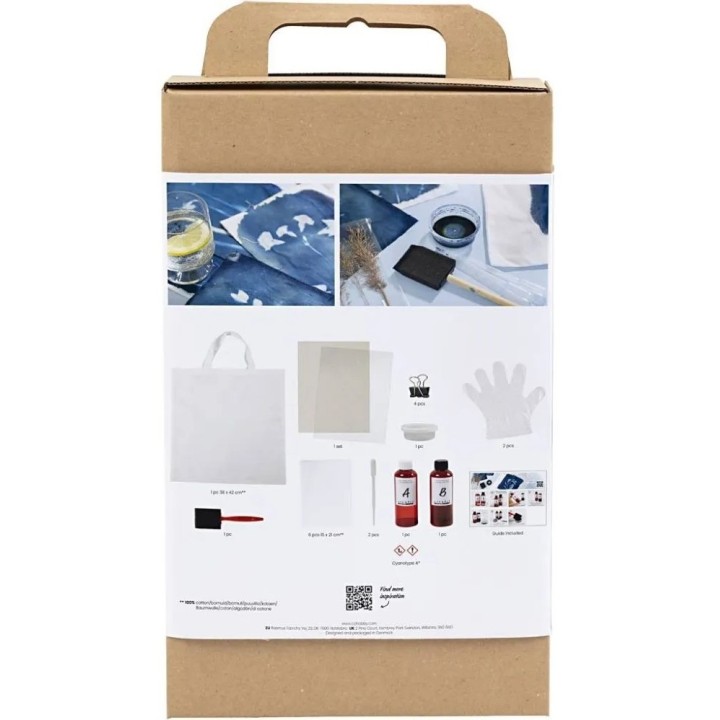 CC Hobbyset Cyanotype textiel blauw