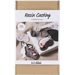 CC Hobbyset Hars gieten conchschelp zwart/wit