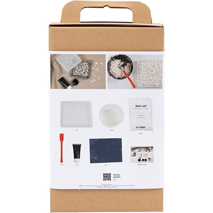 CC Hobbyset Hars gieten dienblad met terrazzo