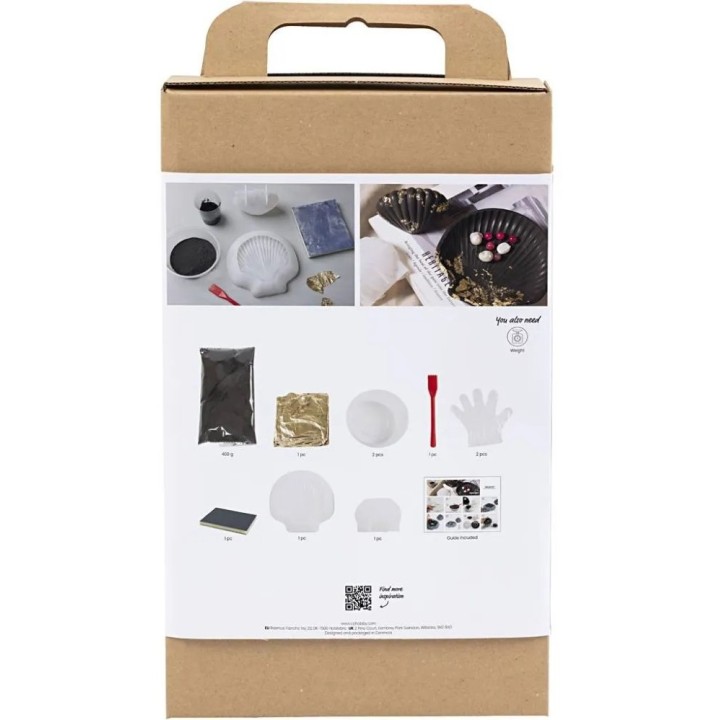 CC Hobbyset Hars gieten mossel zwart/goud