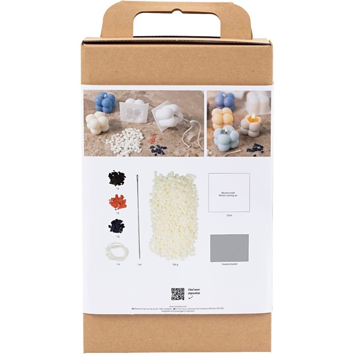 CC Hobbyset Kaarsen maken 6x bubble sojakaars