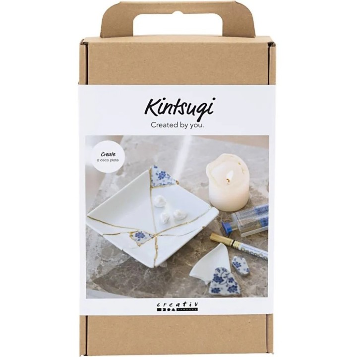 CC Hobbyset Kintsugi schaal blauw