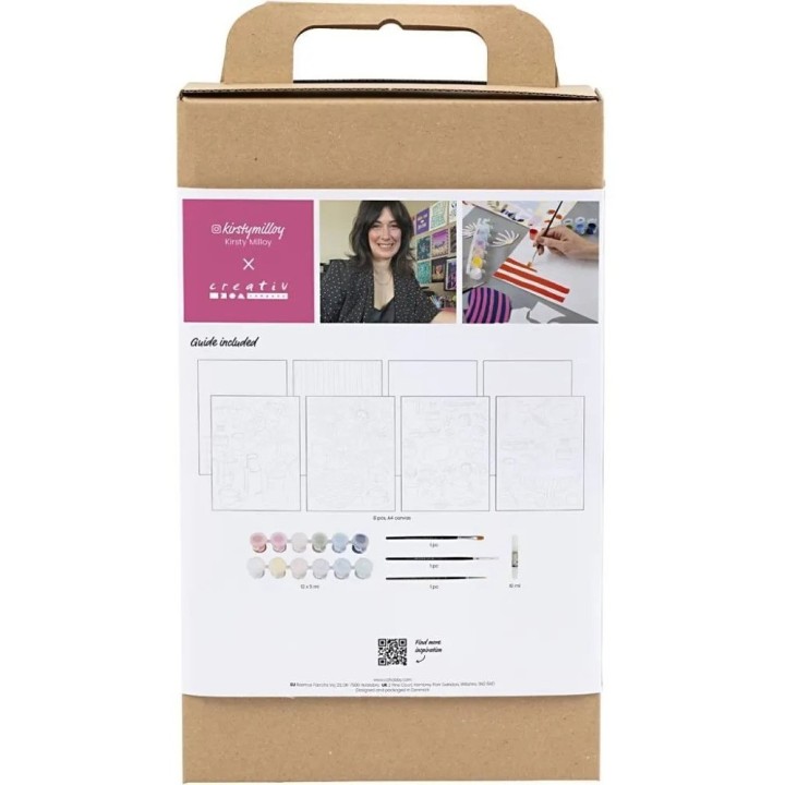 CC Hobbyset Kleuren collage met acrylverf