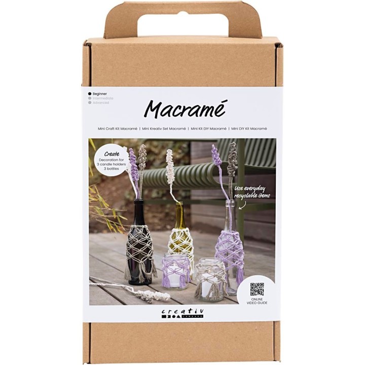 CC Hobbyset Macramé glasdecoratie