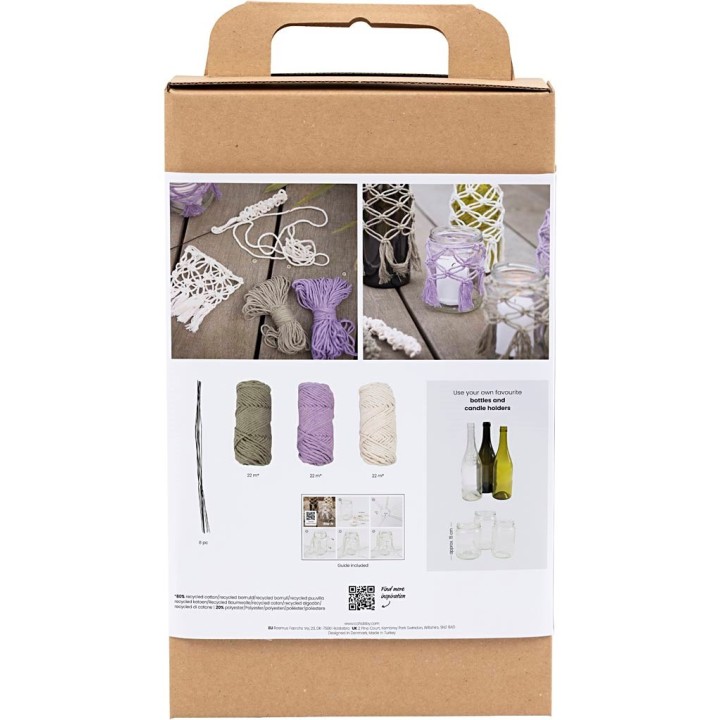 CC Hobbyset Macramé glasdecoratie