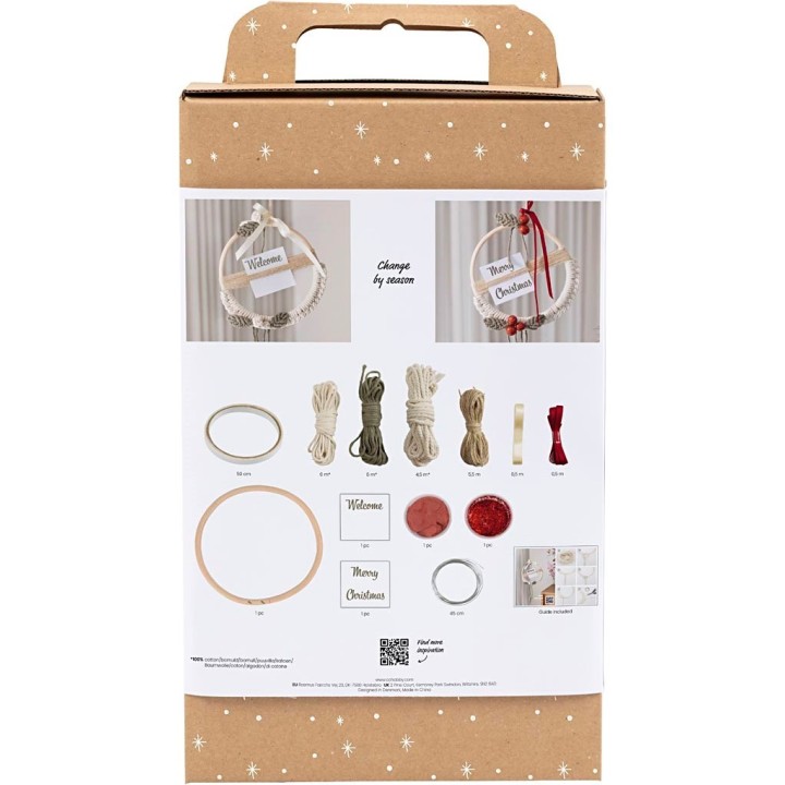 CC Hobbyset Macramé kerstkrans