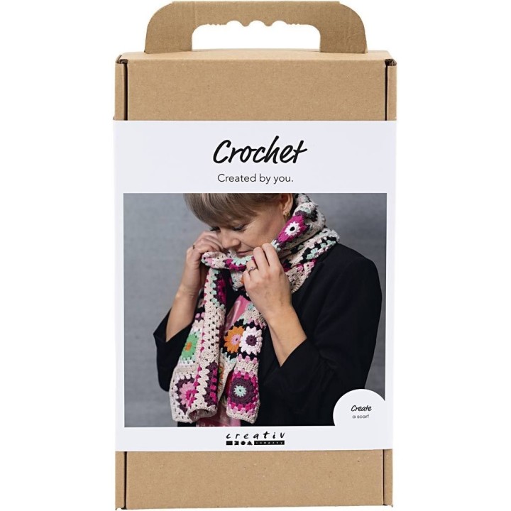 CC Hobbyset Sjaal haken granny squares