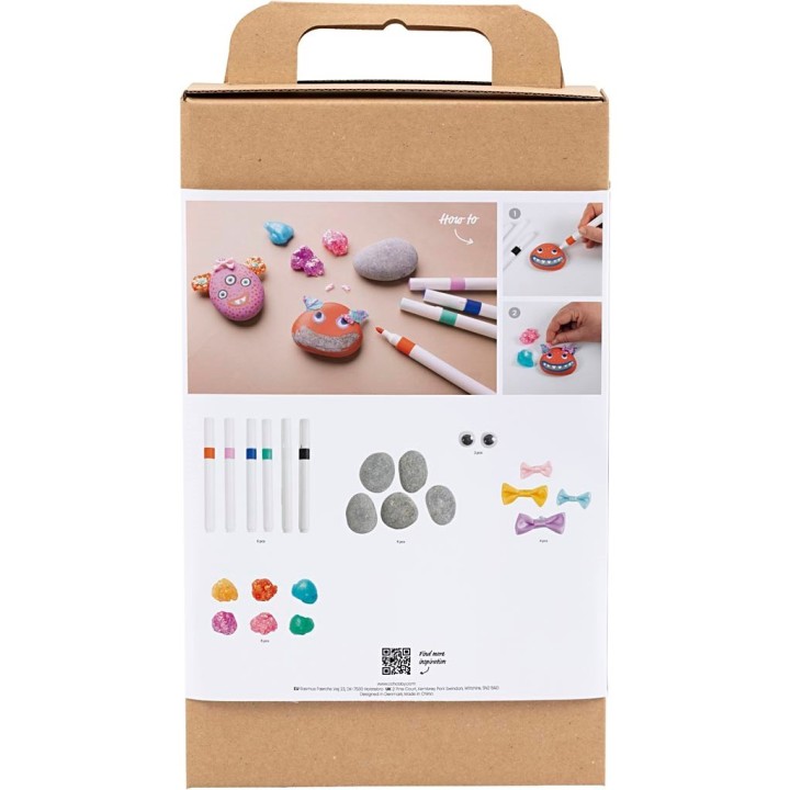 CC Hobbyset Steendecoratie 5 stenen monsters