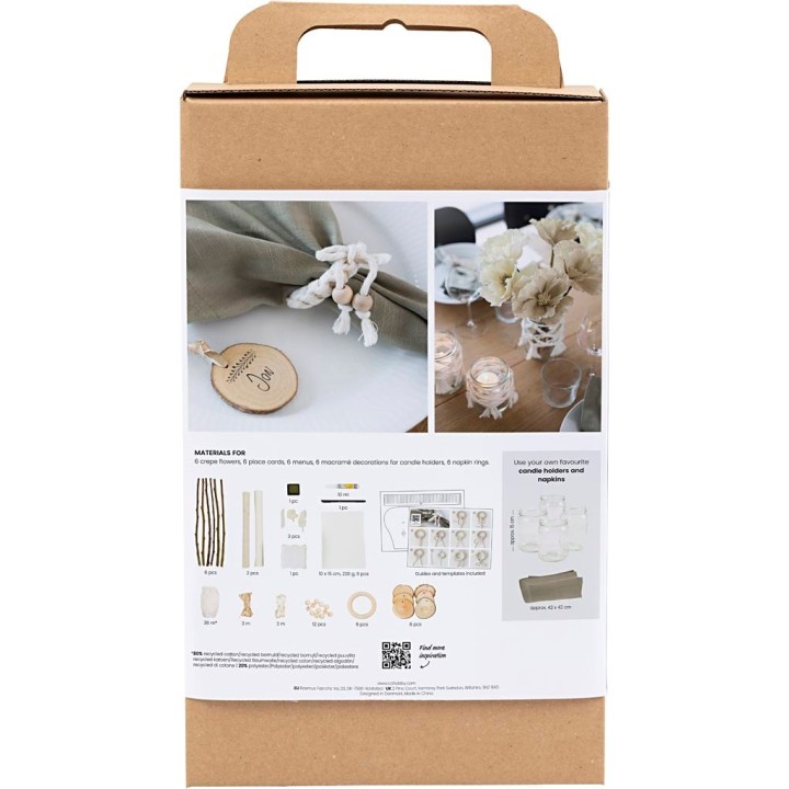 CC Hobbyset Tafeldecoratie naturel