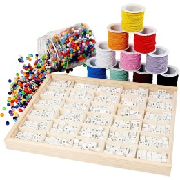 CC Materialenset letterkralen armbanden