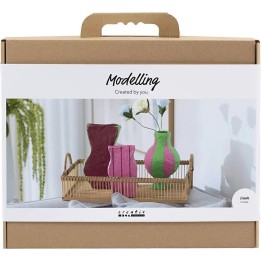 CC Maxi Hobbyset boetseren vazen van papier-maché