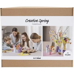 CC Mega creatieve box voorjaarskleuren