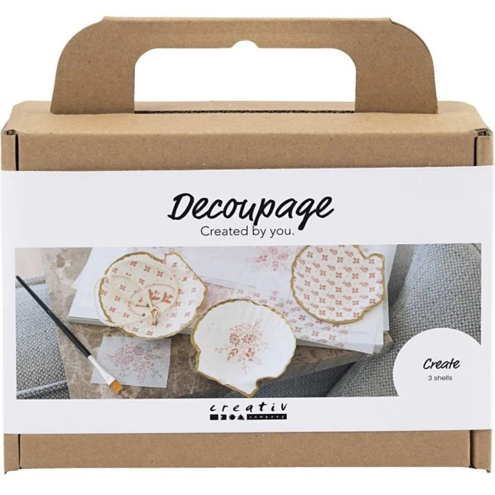 CC Mini Hobbyset decoupage mosselschelpen