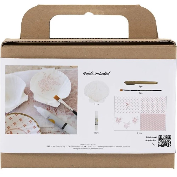 CC Mini Hobbyset decoupage mosselschelpen