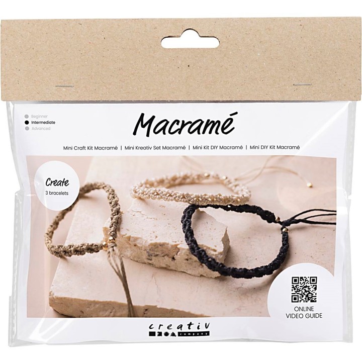 CC Mini hobbyset 3 macrame armbanden