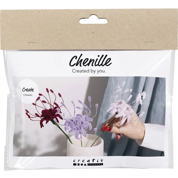 CC Mini hobbyset bloemen van chenilledraad