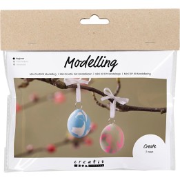 CC Mini hobbyset boetseren 2 gemarmerde eieren
