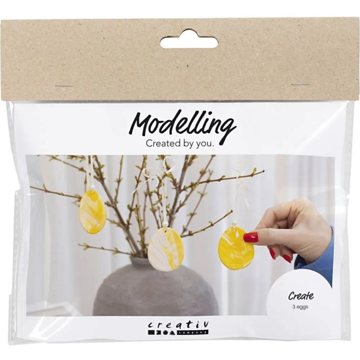 CC Mini hobbyset boetseren ei lichtgeel