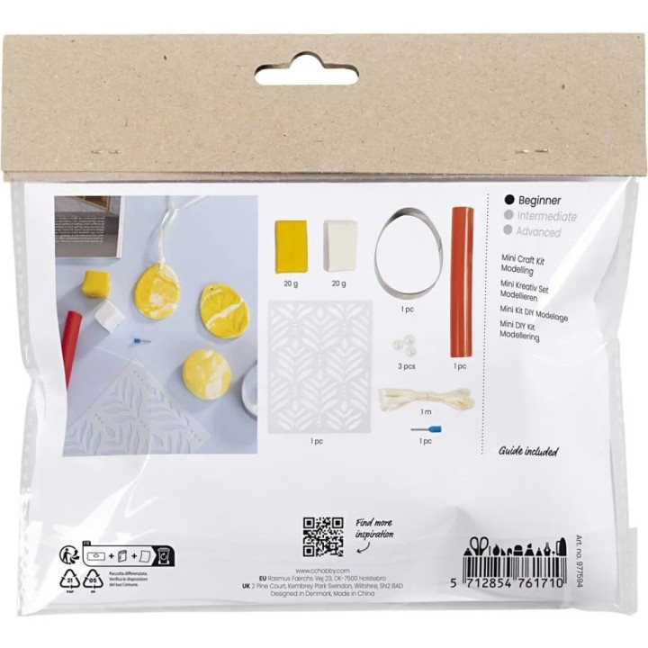 CC Mini hobbyset boetseren ei lichtgeel