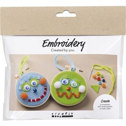 CC Mini hobbyset borduren gezichtjes