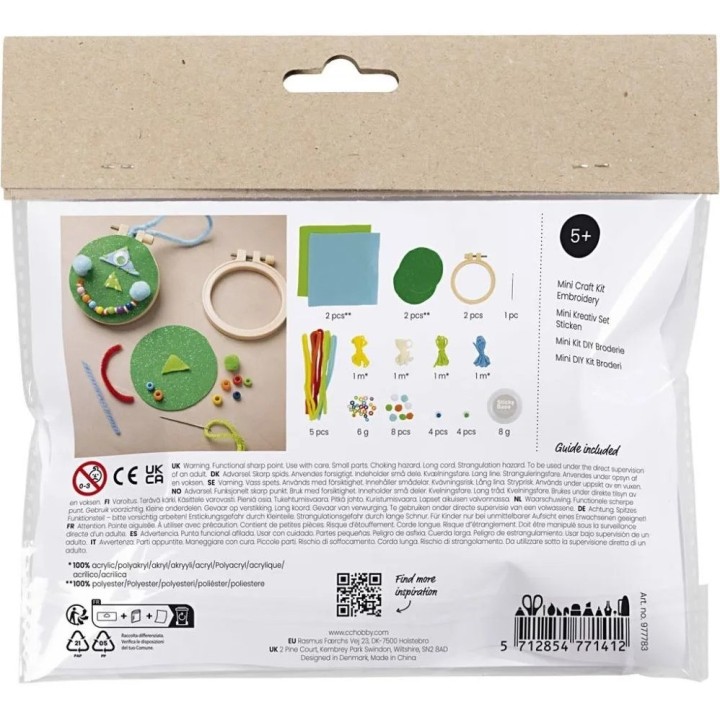 CC Mini hobbyset borduren gezichtjes