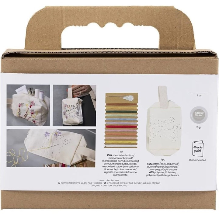 CC Mini hobbyset borduurwerk make-up tas