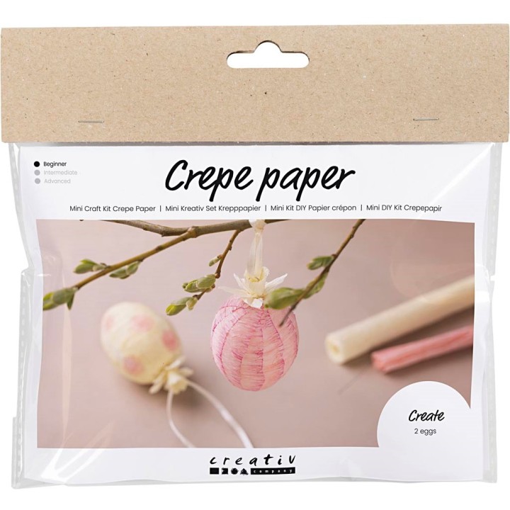CC Mini hobbyset crepepapier 2 eieren
