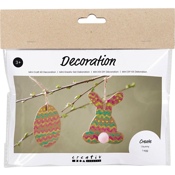 CC Mini hobbyset decoratie ei en konijn