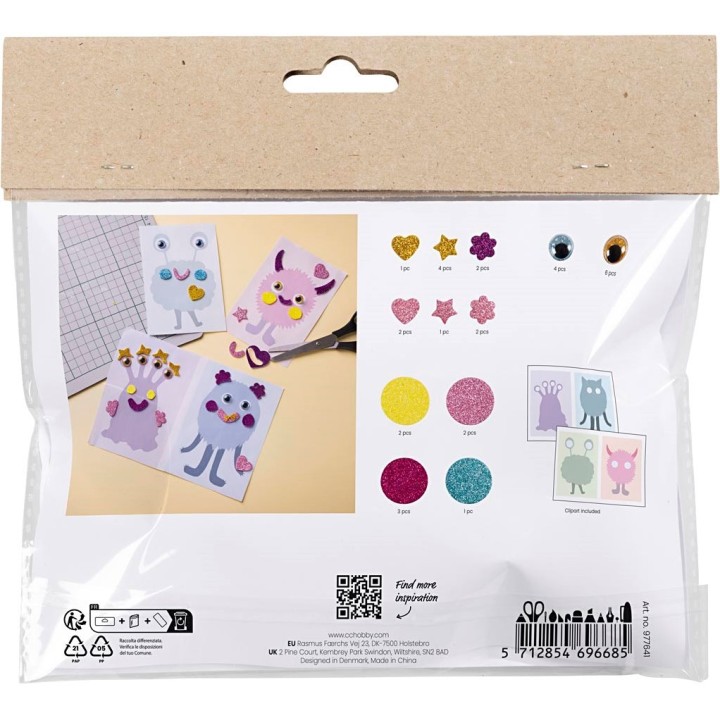 CC Mini hobbyset decoratie monstercollage
