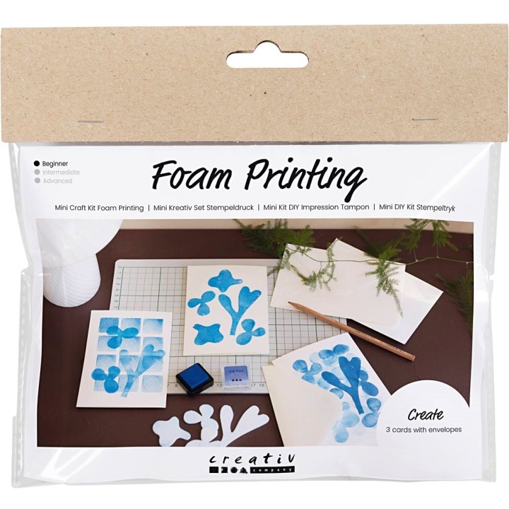 CC Mini hobbyset foam druk kaart met dessin
