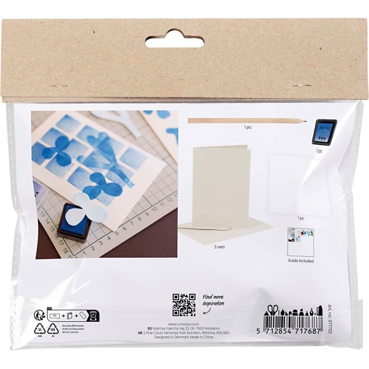 CC Mini hobbyset foam druk kaart met dessin