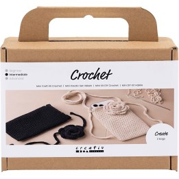 CC Mini hobbyset haken 2 tassen met roos