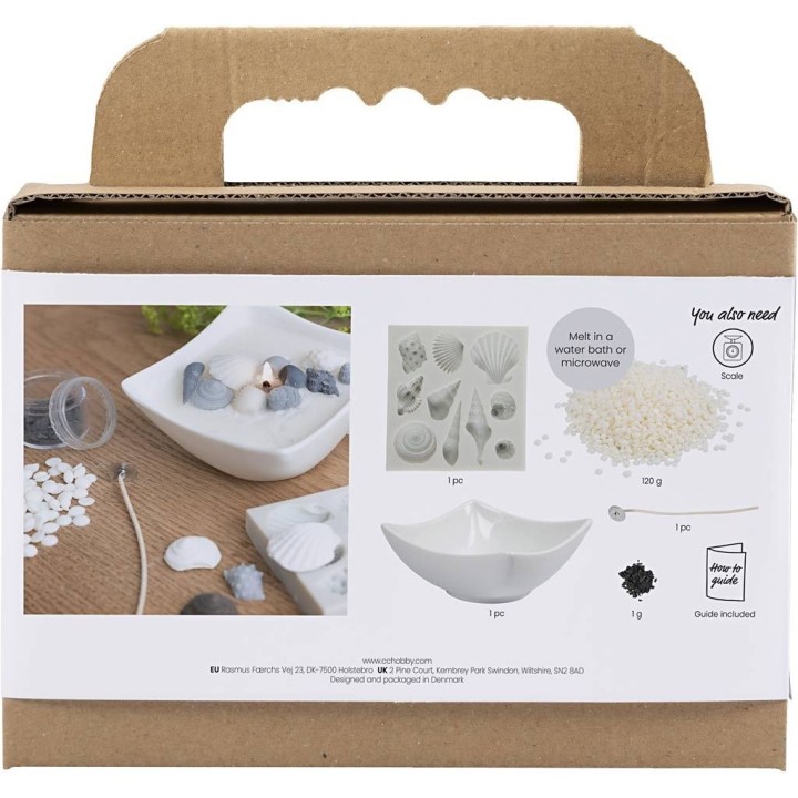 CC Mini hobbyset kaarsen maken schelpen