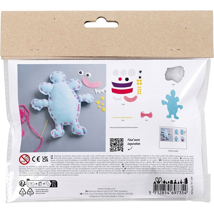 CC Mini hobbyset naaien viltmonster