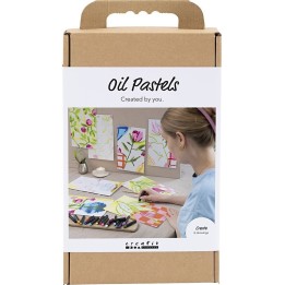 CC Mini hobbyset oliepastel bloemen