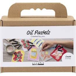 CC Mini hobbyset oliepastels zeevruchten